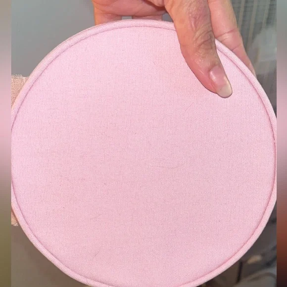 Chanel Beauty Pouch/ Makeup Travel Organize Bag w/ Chanel floral keychain - Picture 5 of 9